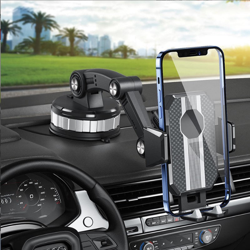 Universele Telefoonhouder Auto Voorruit & Dashboard 360° Draaibaar met Telescopische Arm