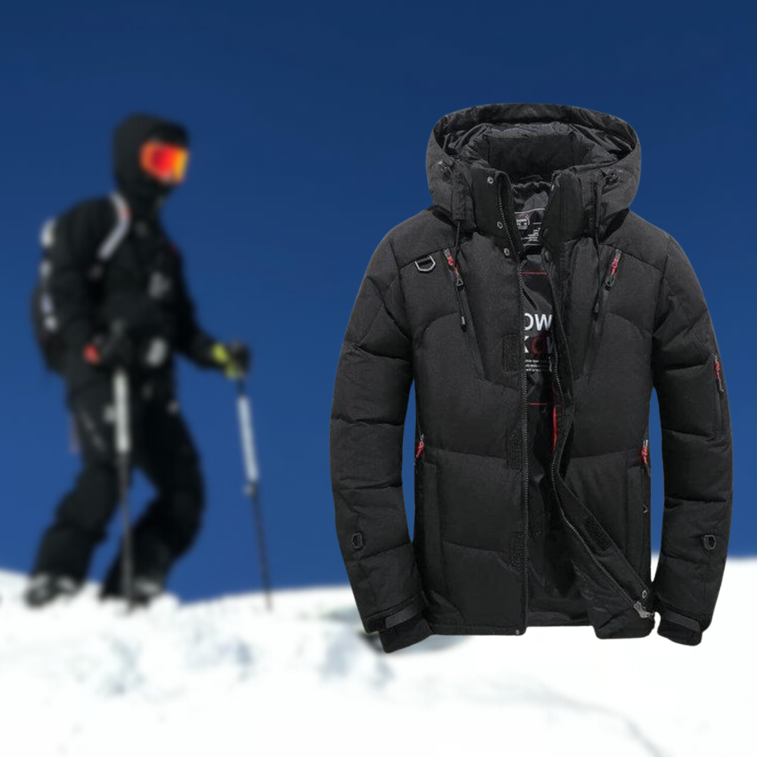 Heren Winterparka Warm en Waterdicht met Afneembare Capuchon
