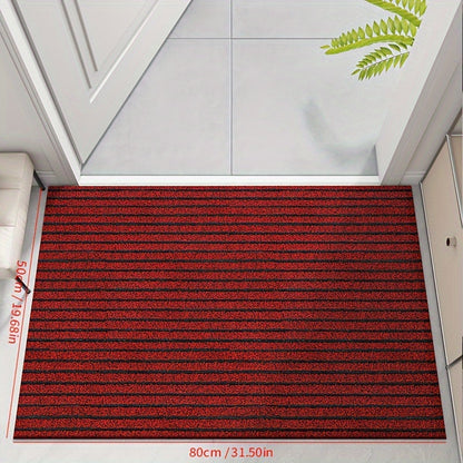 Buitenmat Weerbestendig 50x80 of 60x90 Grijs Rood Anti-Slip Voor Entree