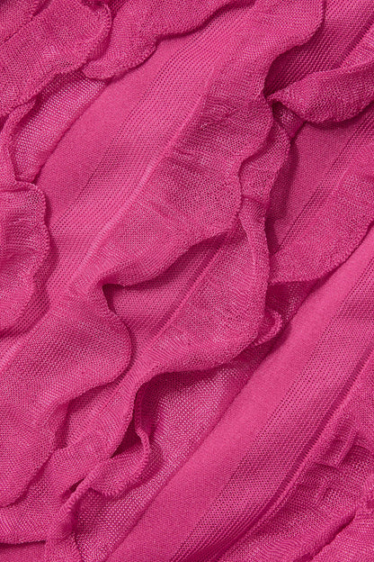 Korte Transparante Mini-jurk Diepe Halslijn Sexy Dame