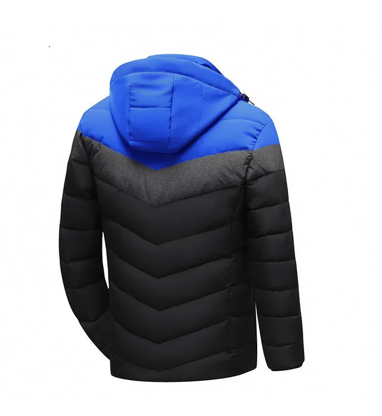 Warme Winterjas Met Capuchon Waterdicht en Comfy