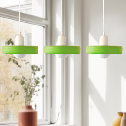 Luccon Triple Hanglamp Glas G9 Retro Kleuren Eettafel Woonkamer Design Verlichting Meerlamp