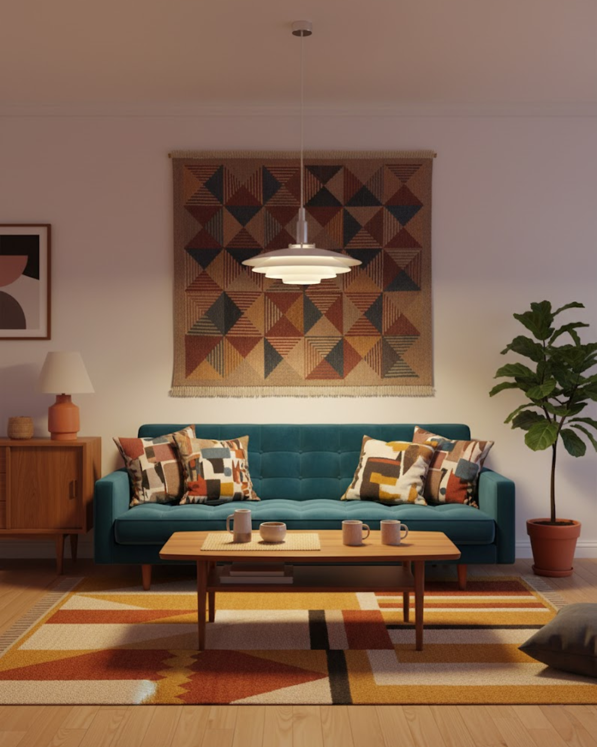 Gelaagde Metalen Hanglamp Zwart Wit Scandinavisch Design Eetkamer Woonkamer Modern Elegant Diffuus Licht Warm Sfeerlicht