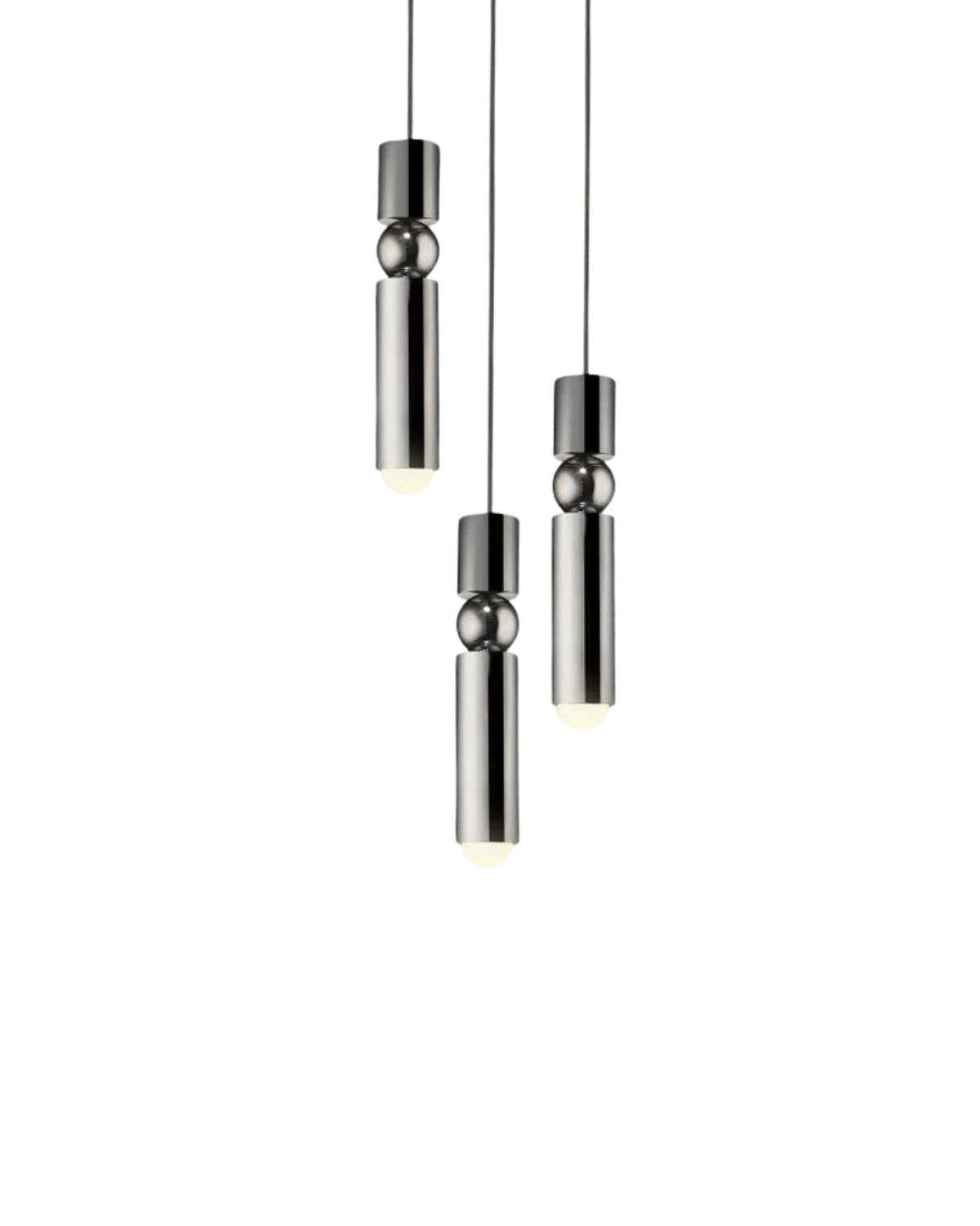 Sculptuurlamp Hanglamp met Vloeiende Vormen Zwart Goud Zilver 1-3-5 Lichtpunten Modern Design Eetkamer Woonkamer Slaapkamer Verlichting