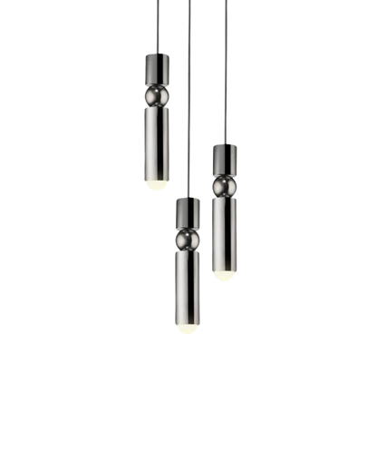 Sculptuurlamp Hanglamp met Vloeiende Vormen Zwart Goud Zilver 1-3-5 Lichtpunten Modern Design Eetkamer Woonkamer Slaapkamer Verlichting