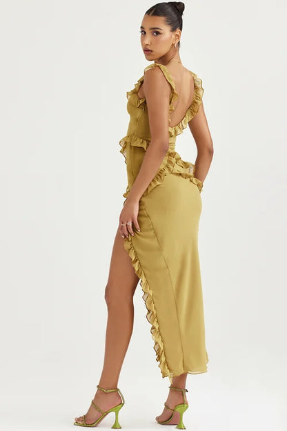 Elegante Lange Jurk voor Vrouwen Formal Design