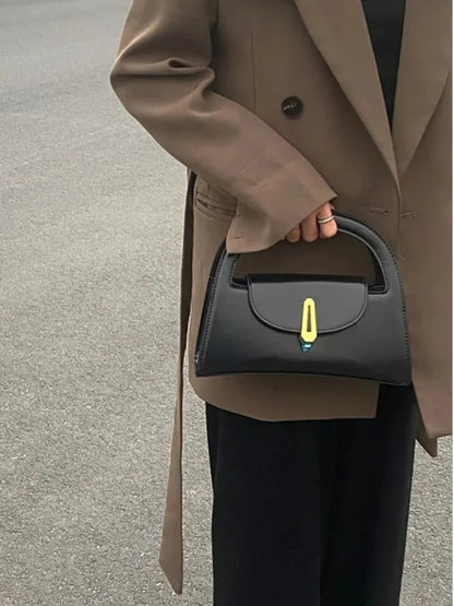 Kleine Schoudertas Zwarte Stijl Dagmar Model
