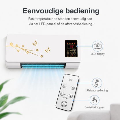 Draagbare 3-in-1 Luchtkoeler met Verdampingstechnologie – USB Ventilator Bevochtiger voor Bureau Nachtkastje