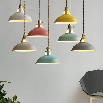 Retro Metalen Hanglamp 1-Lichts voor Eetkamer en Restaurant – Industriële Stijl Verlichting met Verstelbare Ketting