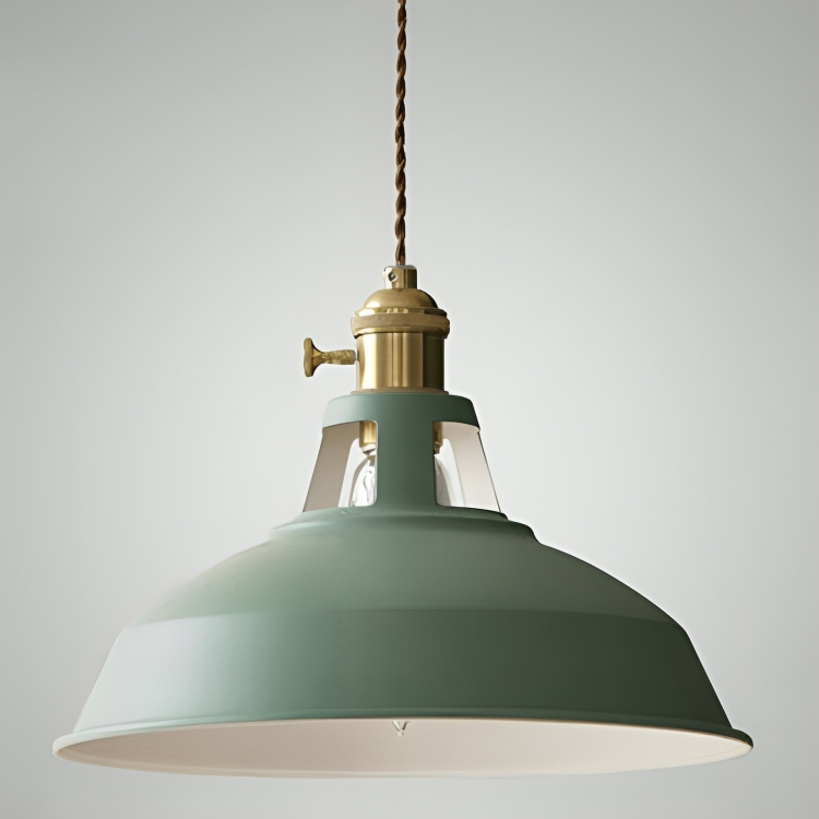 Retro Metalen Hanglamp 1-Lichts voor Eetkamer en Restaurant – Industriële Stijl Verlichting met Verstelbare Ketting