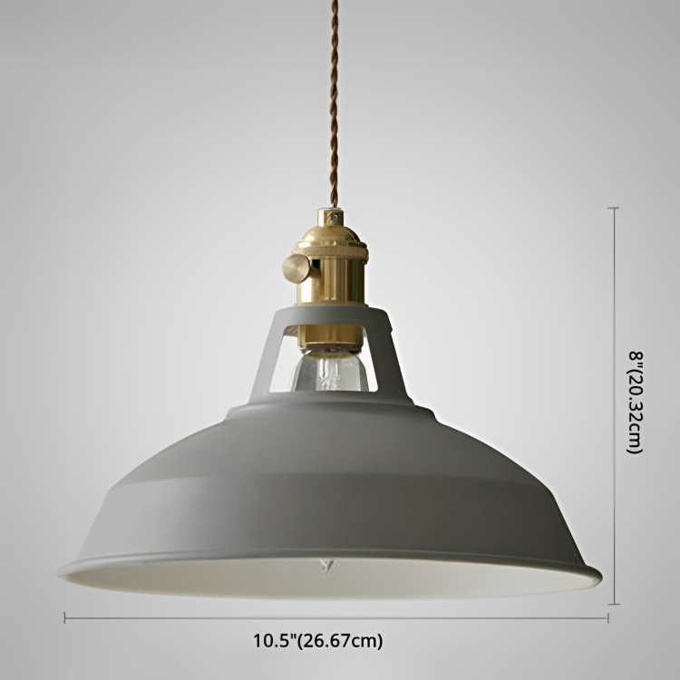 Retro Metalen Hanglamp 1-Lichts voor Eetkamer en Restaurant – Industriële Stijl Verlichting met Verstelbare Ketting