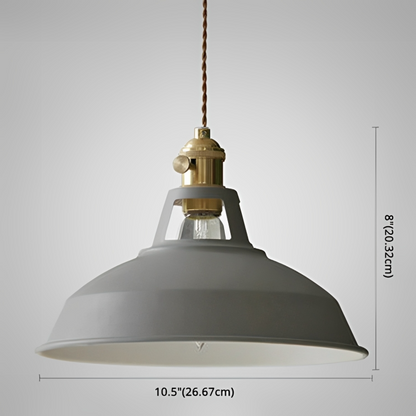 Retro Metalen Hanglamp 1-Lichts voor Eetkamer en Restaurant – Industriële Stijl Verlichting met Verstelbare Ketting