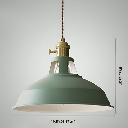 Retro Metalen Hanglamp 1-Lichts voor Eetkamer en Restaurant – Industriële Stijl Verlichting met Verstelbare Ketting