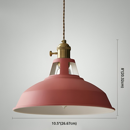 Retro Metalen Hanglamp 1-Lichts voor Eetkamer en Restaurant – Industriële Stijl Verlichting met Verstelbare Ketting