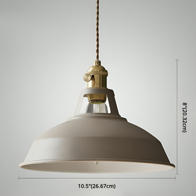 Retro Metalen Hanglamp 1-Lichts voor Eetkamer en Restaurant – Industriële Stijl Verlichting met Verstelbare Ketting