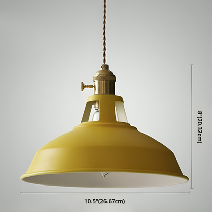 Retro Metalen Hanglamp 1-Lichts voor Eetkamer en Restaurant – Industriële Stijl Verlichting met Verstelbare Ketting