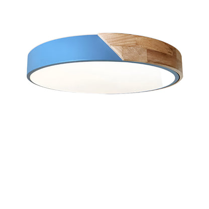 Ronde LED-Plafondlamp Acryl Metaal 30cm 18W 220V Dimbaar Moderne Inbouwlamp Slaapkamer Woonkamer Kantoor Energiezuinig Stijlvol