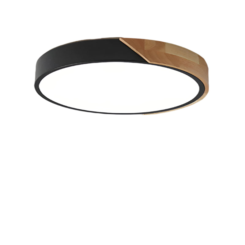 Ronde LED-Plafondlamp Acryl Metaal 30cm 18W 220V Dimbaar Moderne Inbouwlamp Slaapkamer Woonkamer Kantoor Energiezuinig Stijlvol