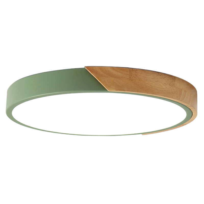 Ronde LED-Plafondlamp Acryl Metaal 30cm 18W 220V Dimbaar Moderne Inbouwlamp Slaapkamer Woonkamer Kantoor Energiezuinig Stijlvol