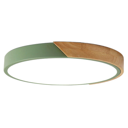 Ronde LED-Plafondlamp Acryl Metaal 30cm 18W 220V Dimbaar Moderne Inbouwlamp Slaapkamer Woonkamer Kantoor Energiezuinig Stijlvol