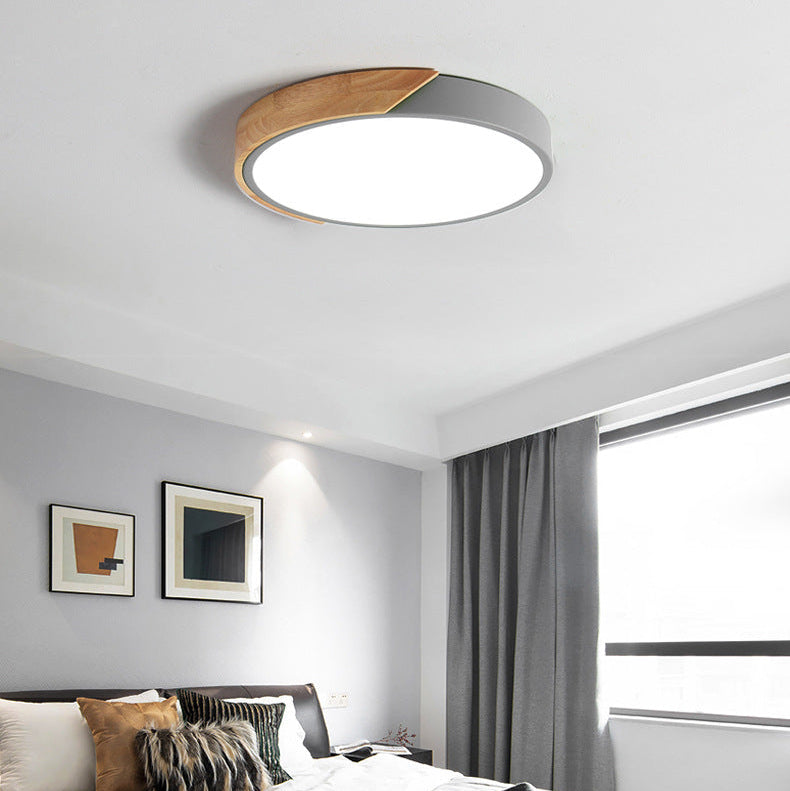 Ronde LED-Plafondlamp Acryl Metaal 30cm 18W 220V Dimbaar Moderne Inbouwlamp Slaapkamer Woonkamer Kantoor Energiezuinig Stijlvol