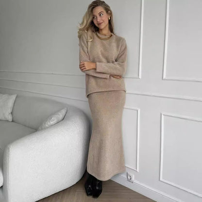 Dames Tweedelige Set Trui en Rok Zacht en Comfortabel - StudioMarella