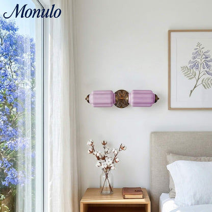 Eloise Vintage Scalloped Milk Glass Wall Sconce - Modern Accent Lighting for Bathroom and Bedroom