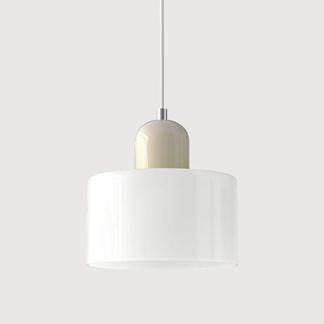 Sansoti | Lismeno Retro Hanglamp – Glazen Hanglamp met Warm Licht voor Eettafel, Keuken & Woonkamer