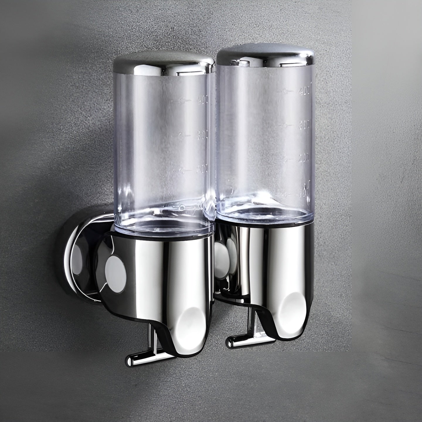 Wandzeepdispenser 500ml Wandmontage RVS Chroom Badkamer Keuken Enkel Dubbel Drievoudig Vloeibare Zeep