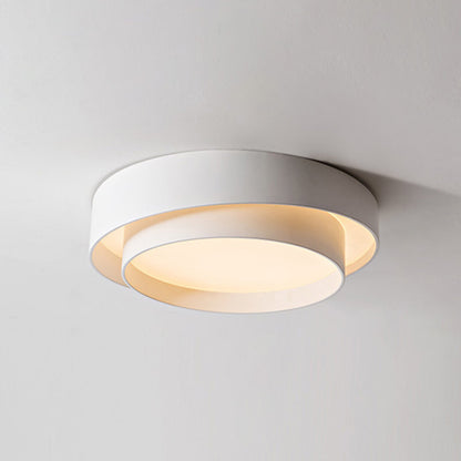 Ronde Plafondlamp Wit Metaal Nordic Stijl LED Plafondverlichting voor Slaapkamer 40cm 50cm 60cm Dimbaar