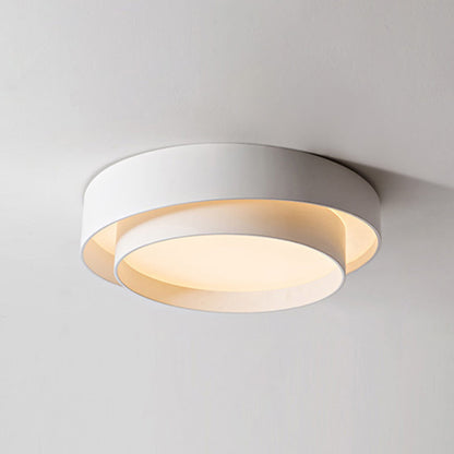 Ronde Plafondlamp Wit Metaal Nordic Stijl LED Plafondverlichting voor Slaapkamer 40cm 50cm 60cm Dimbaar