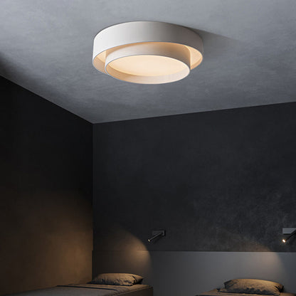 Ronde Plafondlamp Wit Metaal Nordic Stijl LED Plafondverlichting voor Slaapkamer 40cm 50cm 60cm Dimbaar