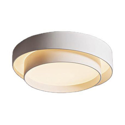 Ronde Plafondlamp Wit Metaal Nordic Stijl LED Plafondverlichting voor Slaapkamer 40cm 50cm 60cm Dimbaar