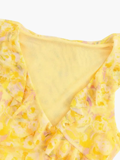 Bloemenminikleed met Rokjes en Vrouwelijke Stijl