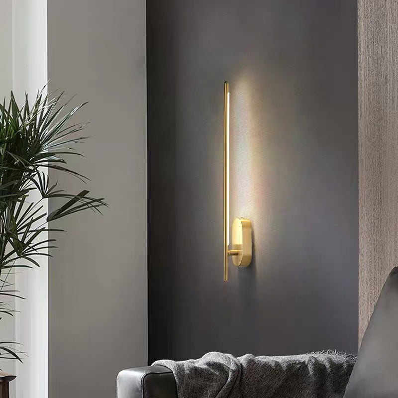 Moderne Metalen Wandlamp Lineair Strip Design voor Slaapkamer Woonkamer