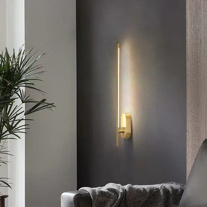 Moderne Metalen Wandlamp Lineair Strip Design voor Slaapkamer Woonkamer