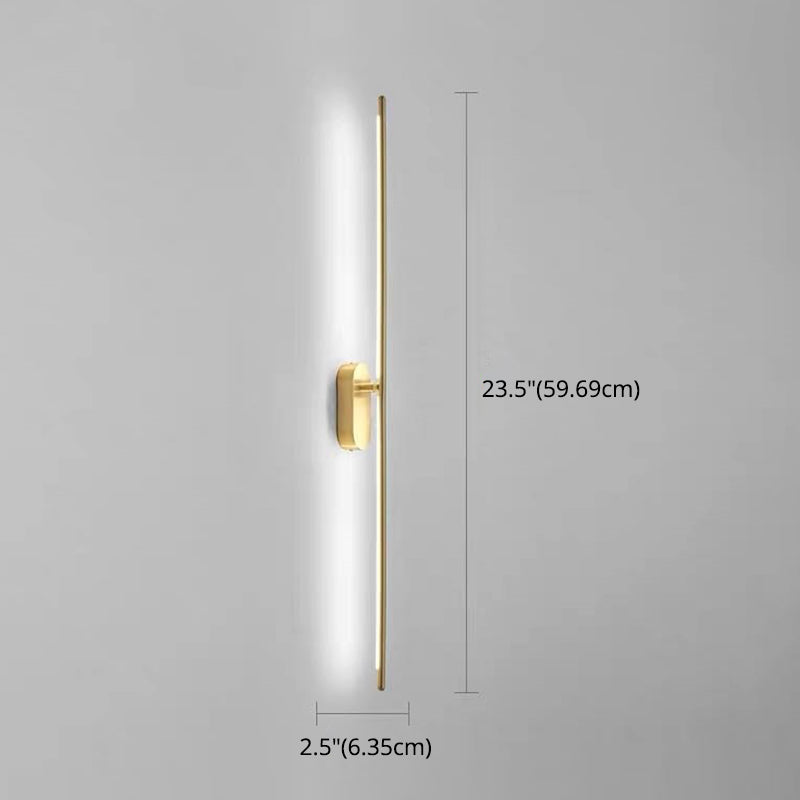 Moderne Metalen Wandlamp Lineair Strip Design voor Slaapkamer Woonkamer