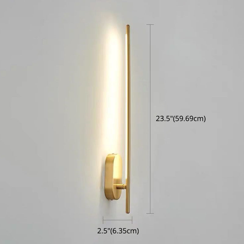 Moderne Metalen Wandlamp Lineair Strip Design voor Slaapkamer Woonkamer