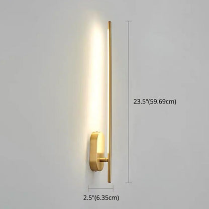Moderne Metalen Wandlamp Lineair Strip Design voor Slaapkamer Woonkamer