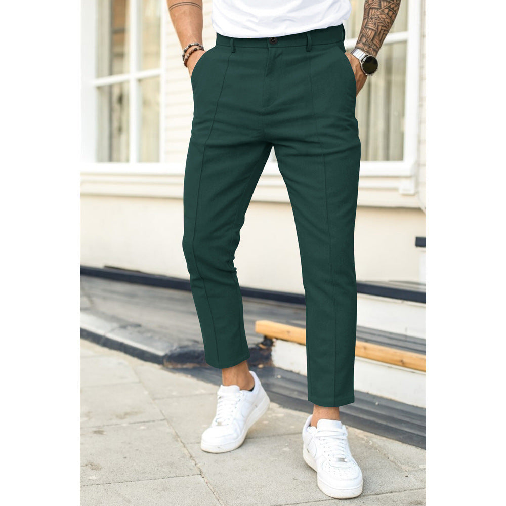 Heren Broek Casual Elegante Vrijetijdsbroek Comfortabel