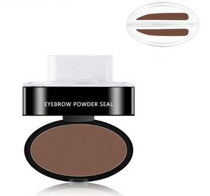 Wenkbrauwstempel Set met Poeder – Waterbestendig – Natuurlijke Finish – 3 Vormen – 3 Kleuren – Perfect voor Dagelijks Gebruik – Snelle Make-up Oplossing