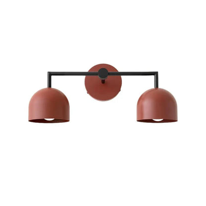 Koepelkapjes Wandlamp Modern Scandinavisch Metaal Zwart Messing 2-3 Lichtpunten Badkamer Hal Slaapkamer Sfeerverlichting