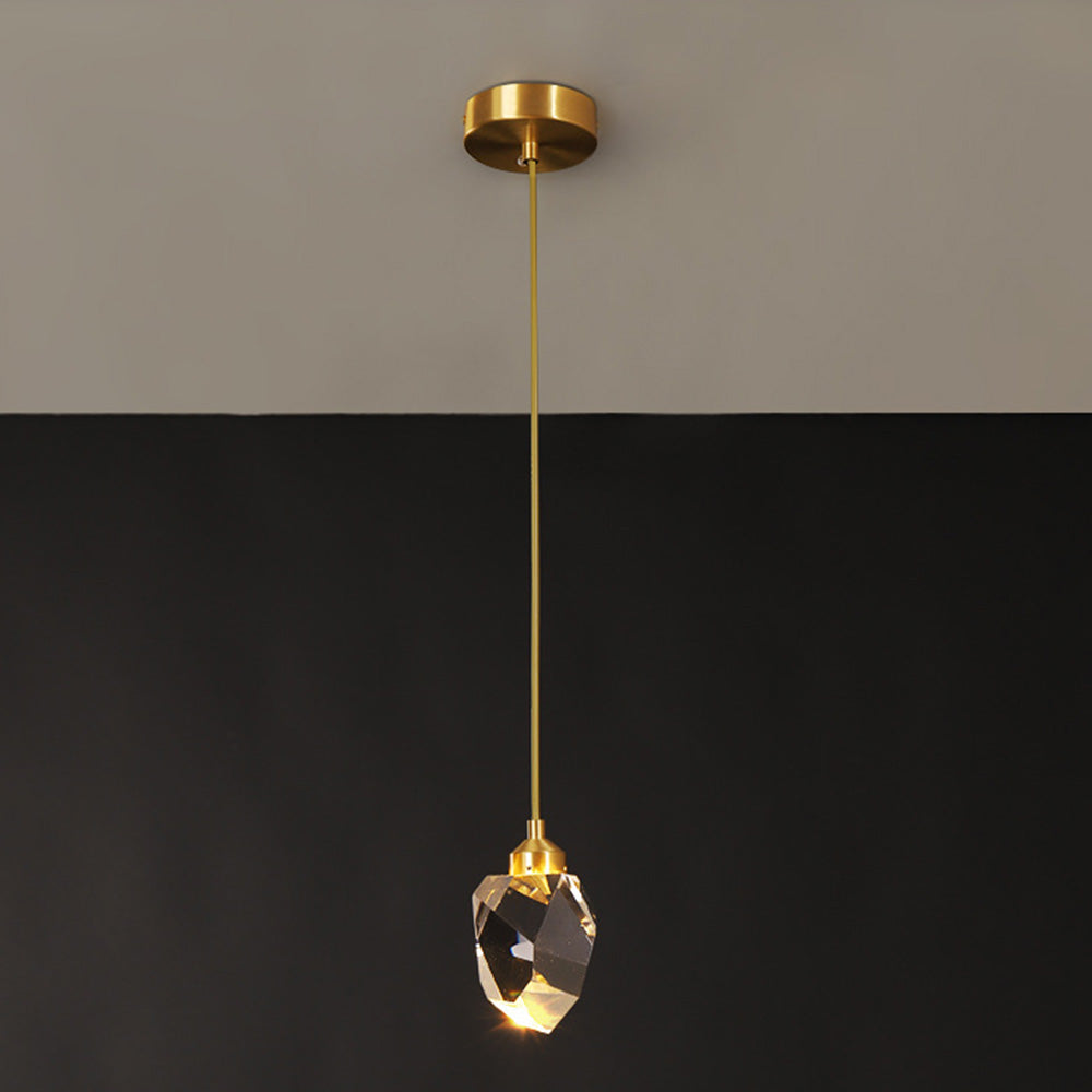 Hanglamp Glas Metaal Goud Verstelbaar Eettafel Woonkamer Keukeneiland Druppelvorm Designlamp Sfeerverlichting