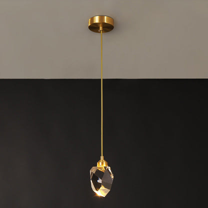 Hanglamp Glas Metaal Goud Verstelbaar Eettafel Woonkamer Keukeneiland Druppelvorm Designlamp Sfeerverlichting