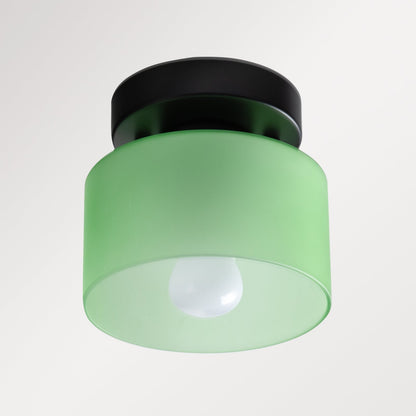 Plafondlamp Glas Retro E27/E26 Amber Keuken Hal Woonkamer Rond Design Sfeerverlichting Vintage Stijl