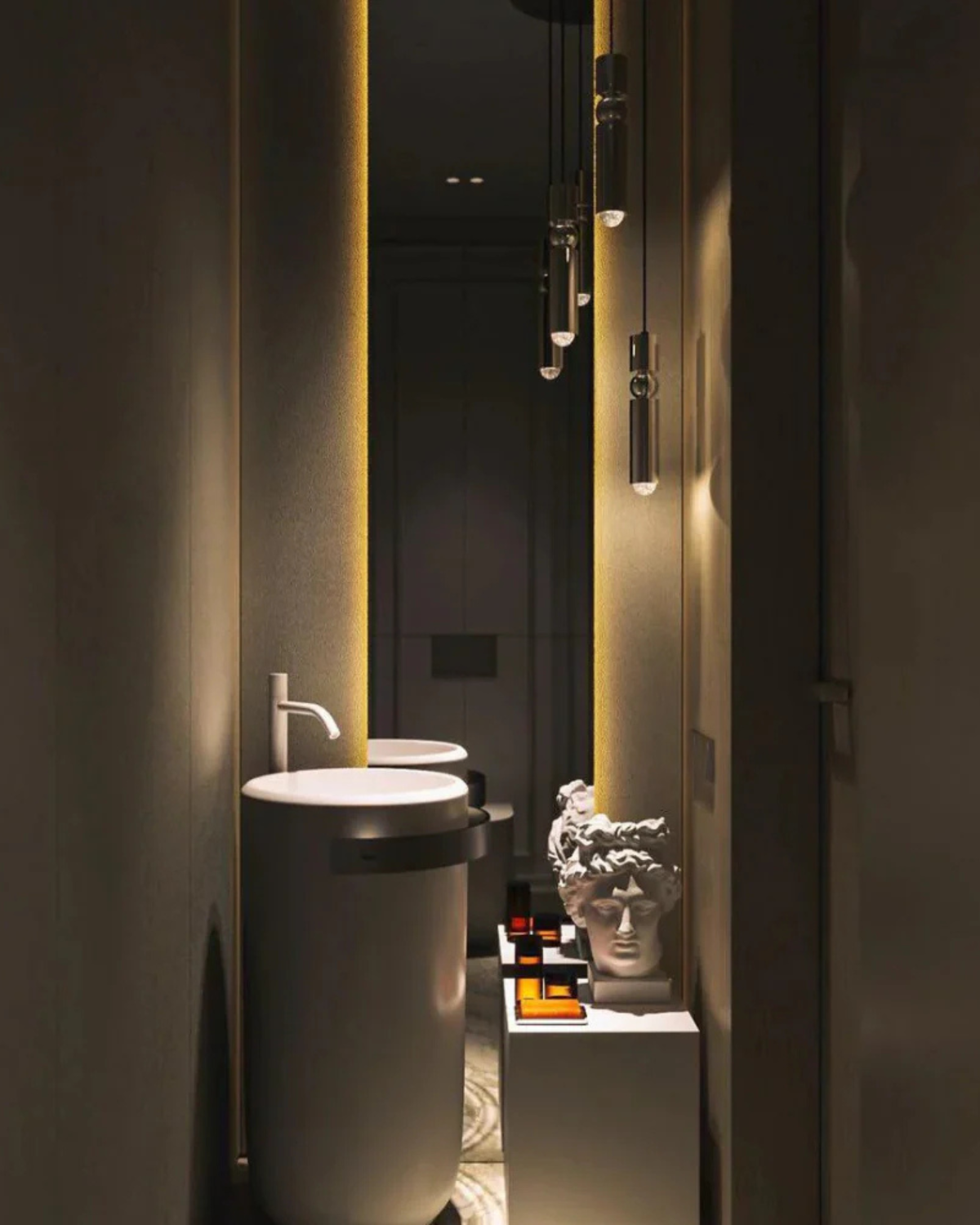 Sculptuurlamp Hanglamp met Vloeiende Vormen Zwart Goud Zilver 1-3-5 Lichtpunten Modern Design Eetkamer Woonkamer Slaapkamer Verlichting