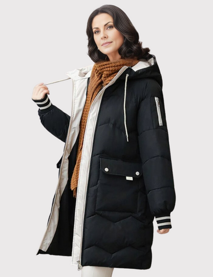 Dames Winterparka Halflang Warm en Waterdicht