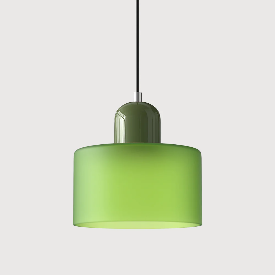 Sansoti | Lismeno Retro Hanglamp – Glazen Hanglamp met Warm Licht voor Eettafel, Keuken & Woonkamer