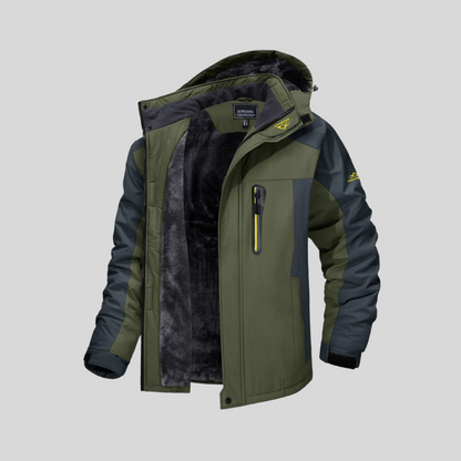 Warme Heren Winterjas Waterdicht Met Fleece Voering