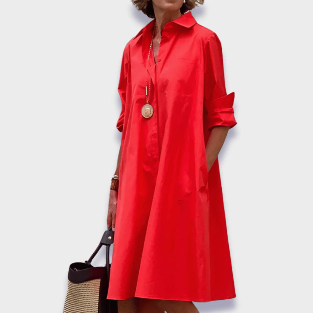 Dames Polo Jurk Comfortabele Pasvorm